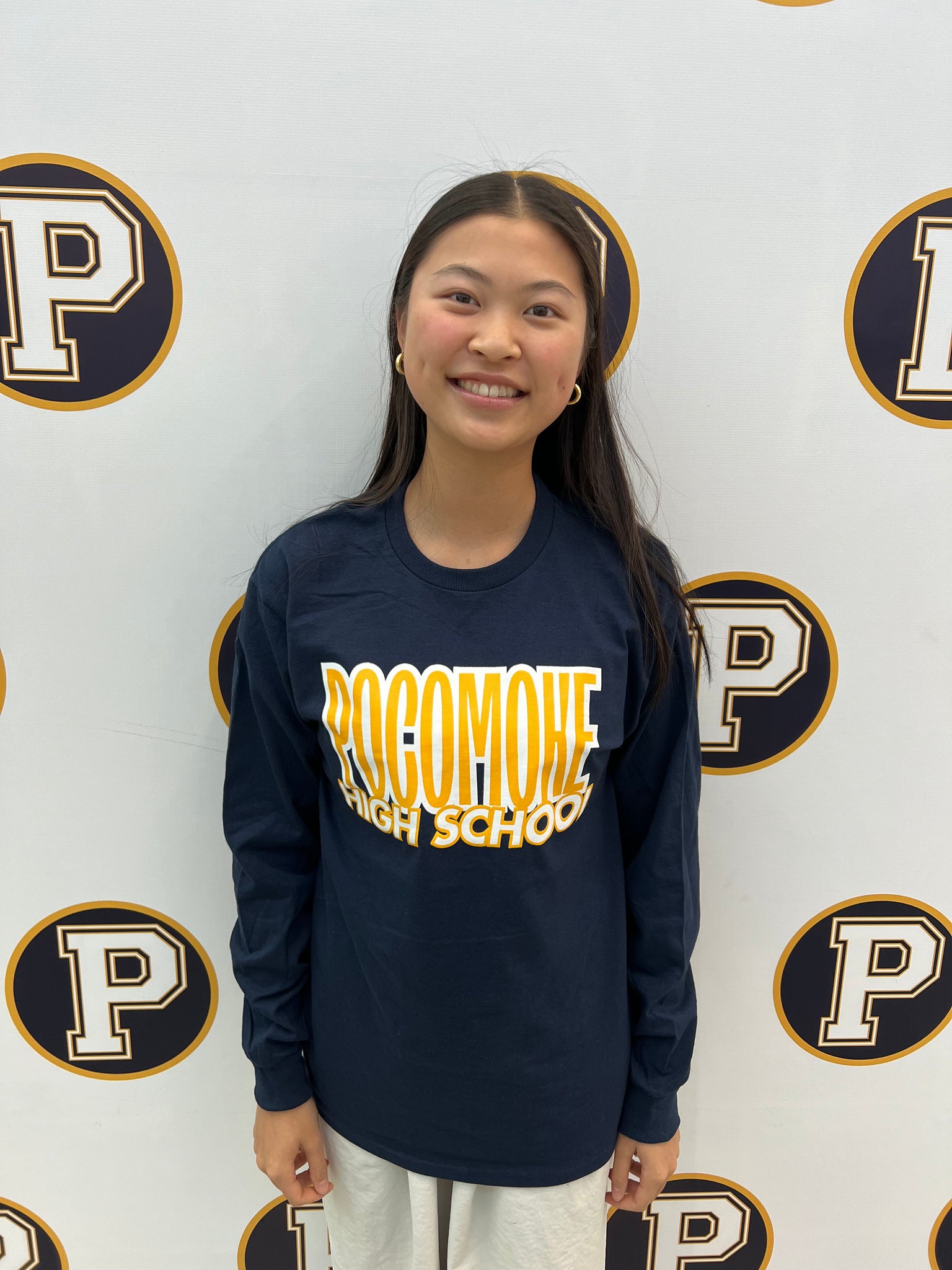 Long Sleeve Navy Pocomoke High School