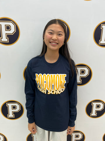 Long Sleeve Navy Pocomoke High School