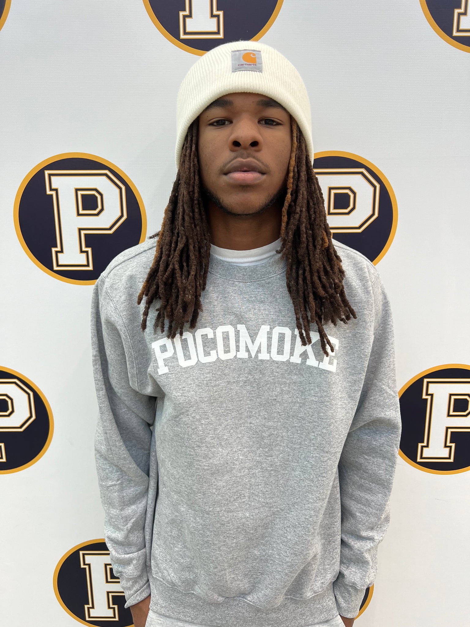 Pocomoke Athletic Heather Gray Crew Neck