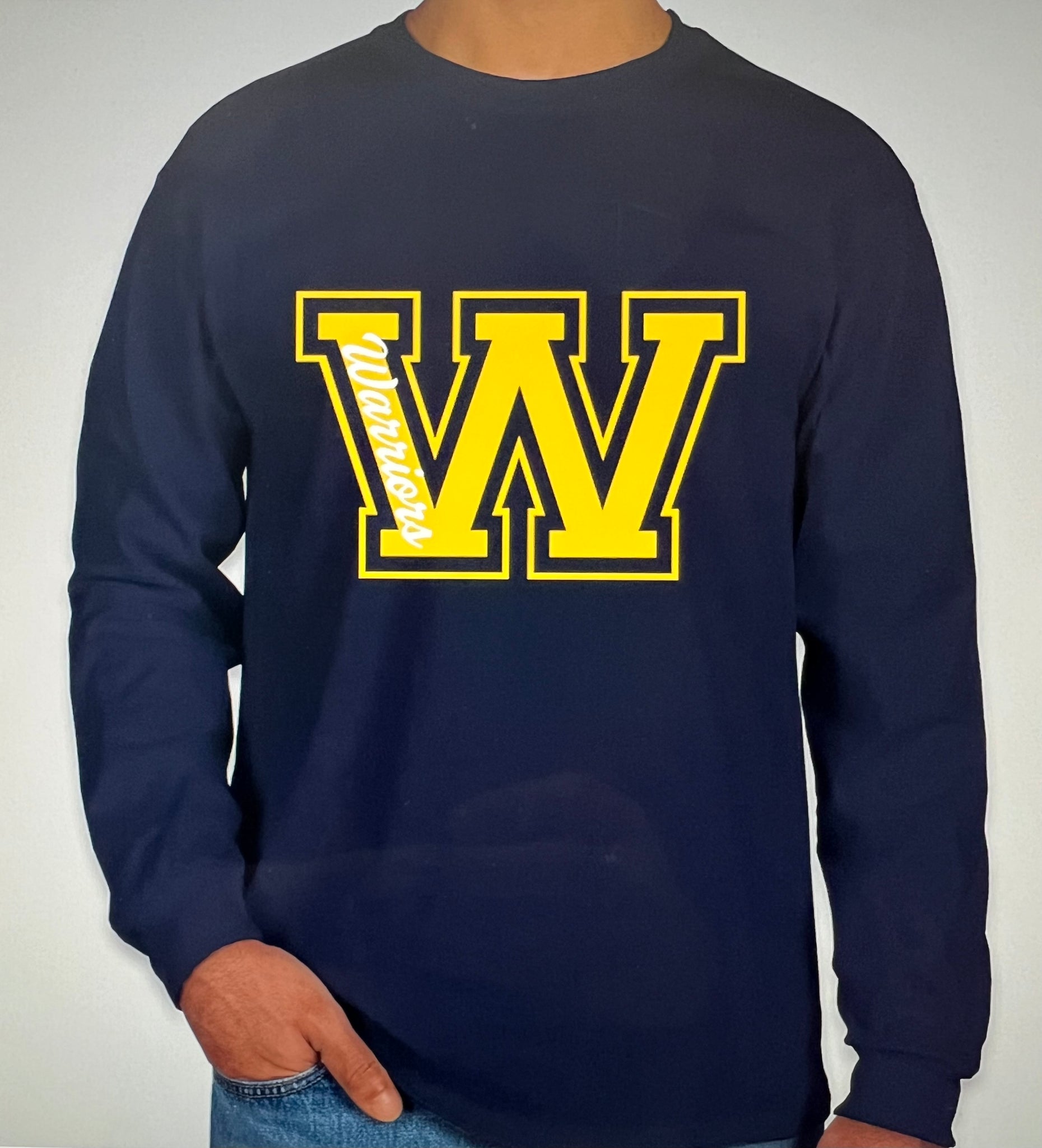 "W" Warriors Long Sleeve Shirt